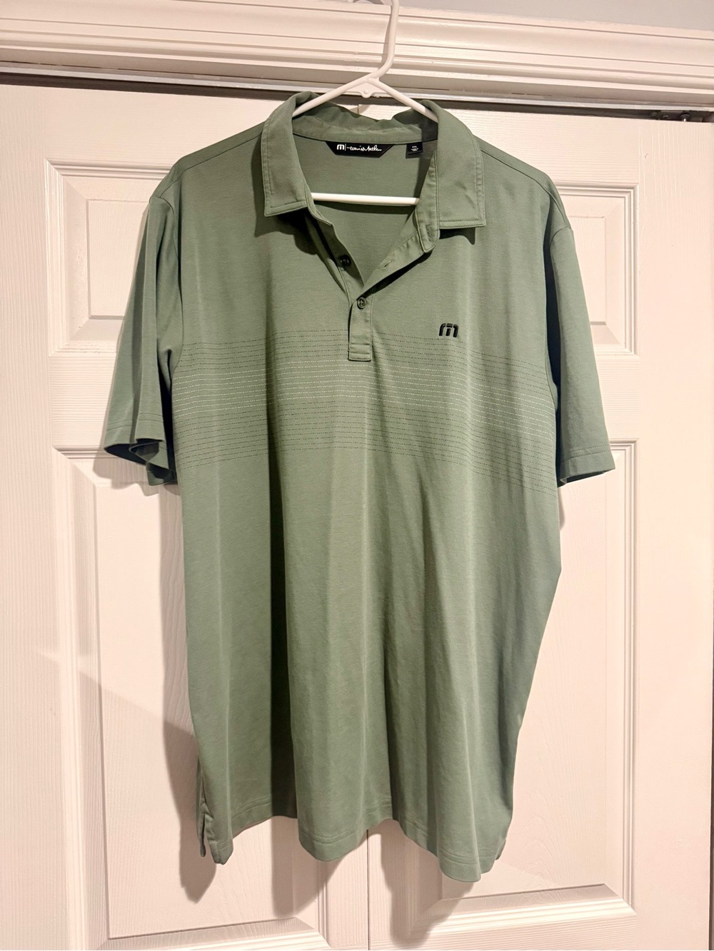 Travis Mathew Sage Green Polo